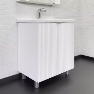 Тумба напольная Comforty Лима 70 с раковиной Como 70 Белый матовый 00-00004892CF