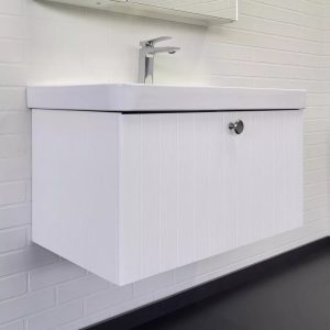 Тумба подвесная Comforty Истра 80 с раковиной CF19595BX-80 Ясень белёный 00-00016607CF