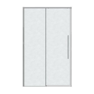 Душевая дверь Grossman Galaxy 100 Хром / Шиншила 100.K33.01.100.10.02