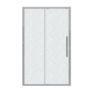 Душевая дверь Grossman Cosmo 110 левая Хром / Шиншила 100.K33.02.110.10.02