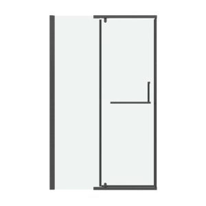 Душевая дверь Grossman Pragma 100 Графит / Прозрачное 100.K33.03.100.42.00