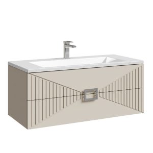 Тумба подвесная Grossman Луксор 100 Бежевый матовый 1010057