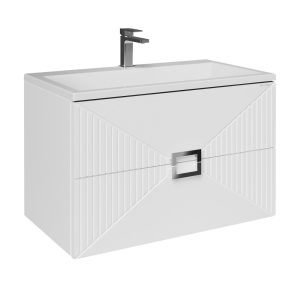 Тумба подвесная Grossman Луксор 70 Белый матовый 107057