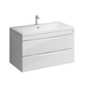 Тумба подвесная Grossman Виста 90 Белый глянцевый 109061