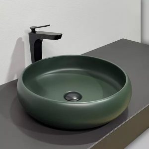 Раковина накладная Comforty 41 Темно-зеленый матовый 114MDG