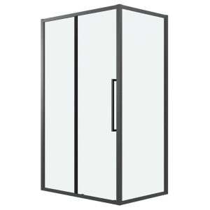 Душевой уголок Grossman Cosmo 140х70 Черный / Прозрачное 120.K33.02.1470.21.00