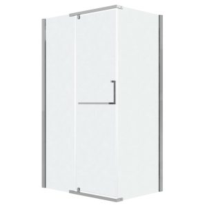 Душевой уголок Grossman Pragma 120х100 левый Хром / Шиншила 120.K33.03.1210.10.02