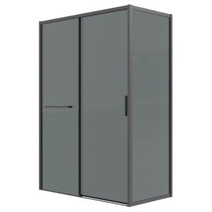 Душевой уголок Grossman Style 110х100 Черный / Тонированное 120.K33.05.1110.21.10