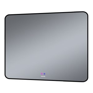 Зеркало Grossman Elegans 100 LED с сенсорным выключателем и подогревом Черный матовый 17100802