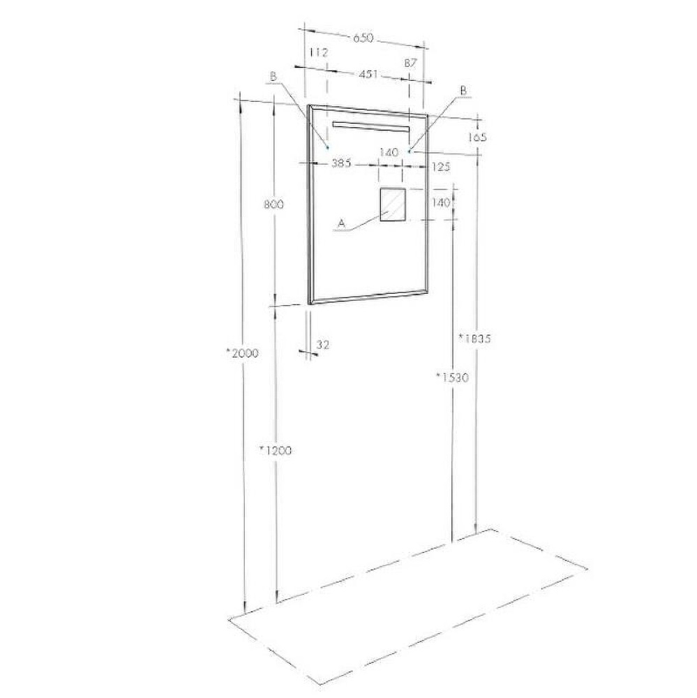 Зеркало Aquaton Оптима 65 1A127002OP010 Зеркало Aquaton Оптима 65 1A127002OP010 — изображение 3