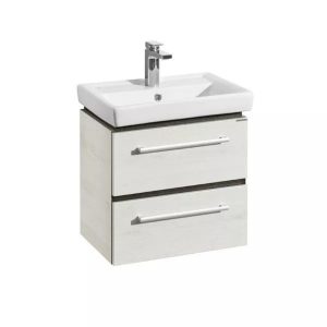 Тумба подвесная Aquaton Ронда 55 с раковиной Тигода Дуб сомерсет 1A2076K1RSC20