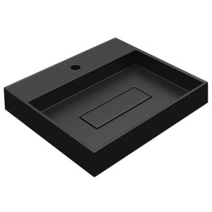 Раковина накладная Uperwood Tanos Quartz 50 Черный матовый 291030050