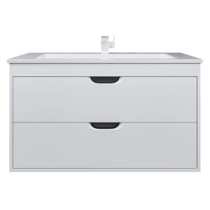 Тумба подвесная Uperwood Modul 95,8 Белый / Графит 2930205356 Тумба подвесная Uperwood Modul 95,8 Белый / Графит 2930205356