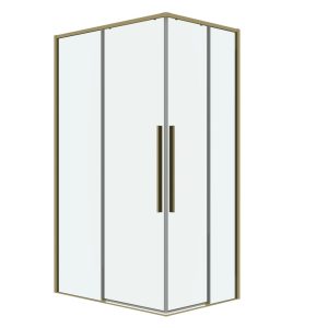 Душевой уголок Grossman Galaxy 110х90 Золото / Прозрачное 300.K33.01.1190.32.00