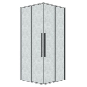 Душевой уголок Grossman Galaxy 90х90 Хром / Шиншила 300.K33.01.9090.10.02 Душевой уголок Grossman Galaxy 90х90 Хром / Шиншила 300.K33.01.9090.10.02