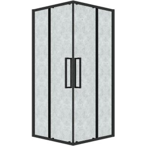 Душевой уголок Grossman Cosmo 80х80 Черный / Шиншила 300.K33.02.8080.21.02 Душевой уголок Grossman Cosmo 80х80 Черный / Шиншила 300.K33.02.8080.21.02