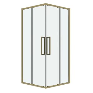 Душевой уголок Grossman Cosmo 80х80 Золото / Прозрачное 300.K33.02.8080.32.00 Душевой уголок Grossman Cosmo 80х80 Золото / Прозрачное 300.K33.02.8080.32.00
