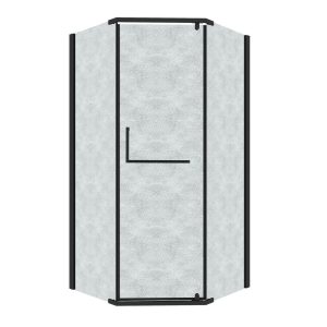 Душевой уголок Grossman Pragma 90х90 Черный / Шиншила 302.K33.03.9090.21.02