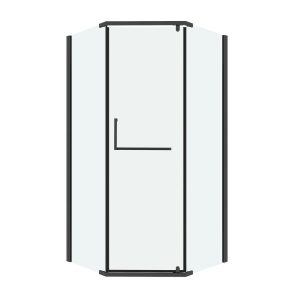 Душевой уголок Grossman Pragma 90х90 Графит / Прозрачное 302.K33.03.9090.42.00