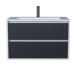 Тумба подвесная Uperwood Next Premium 80 Белый / Графит 3930205155 Тумба подвесная Uperwood Next Premium 80 Белый / Графит 3930205155