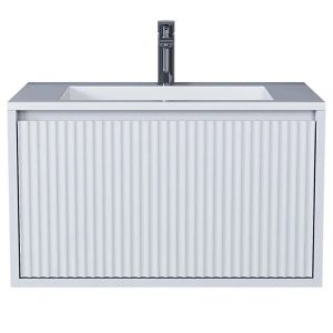 Тумба подвесная Uperwood Next Premium 70 с раковиной Белый матовый 3930205164 Тумба подвесная Uperwood Next Premium 70 с раковиной Белый матовый 3930205164