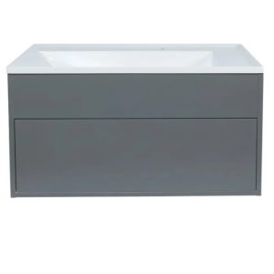 Тумба подвесная Uperwood Lotus 80 Серый матовый 39340205462