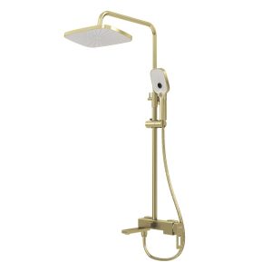 Душевая система Grossman Pragma с изливом Золото матовое 500.K35.03.320