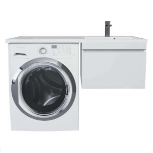 Тумба подвесная Uperwood Magenta 55 под стиральную машину Белый матовый 5930205153