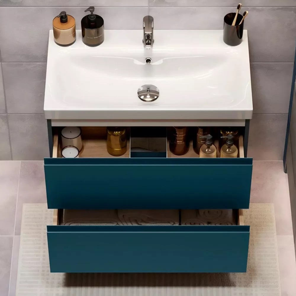 Тумба подвесная Cersanit Moduo 74,4 Темно-серый матовый 69347 Тумба подвесная Cersanit Moduo 74,4 Темно-серый матовый 69347 — изображение 2