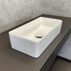 Раковина накладная Comforty 46 Белый глянцевый 78190