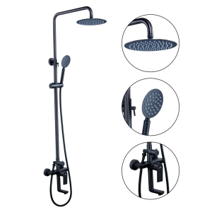 Душевая система Fashun с изливом Графит A52419-17