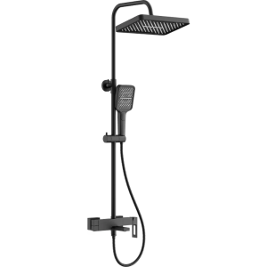 Душевая система Belz В658 с изливом Черный матовый B24658-7 Душевая система Belz В658 с изливом Черный матовый B24658-7