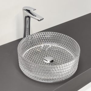 Раковина накладная Comforty 36 Прозрачный CF21003