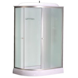 Душевая кабина Loranto Sunway 120х80 правая Хром / Матовое CS-66121R F 120 Душевая кабина Loranto Sunway 120х80 правая Хром / Матовое CS-66121R F 120