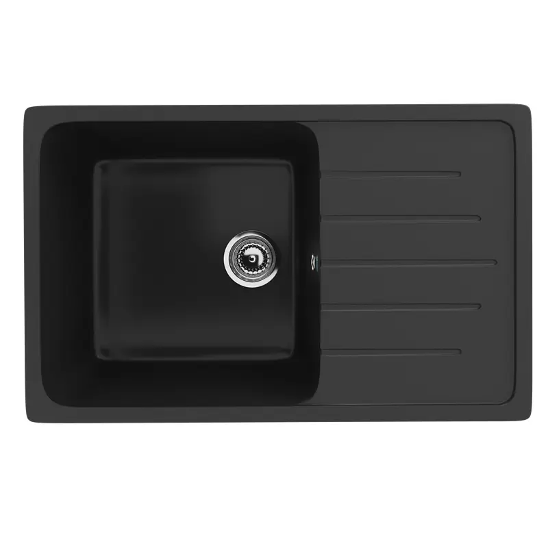 Мойка кухонная Ulgran Classic 75 U-400-344 Ультра-чёрный Мойка кухонная Ulgran Classic 75 U-400-344 Ультра-чёрный