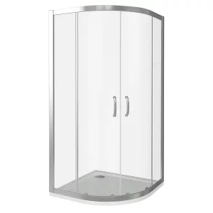 Душевой уголок Bas Infinity 120х185 Хром / Прозрачное