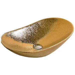 Раковина накладная Comforty Design 61,5х36 Золото 4139782