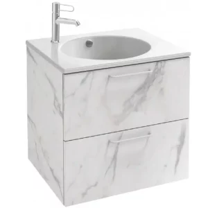 Тумба подвесная Jacob Delafon Odeon Rive Gauche 60 Белый мрамор Тумба подвесная Jacob Delafon Odeon Rive Gauche 60 Белый мрамор