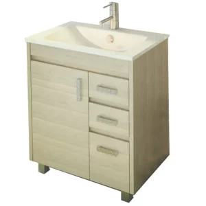 Тумба напольная Comforty Марио 75 + раковина Сосна 4136349