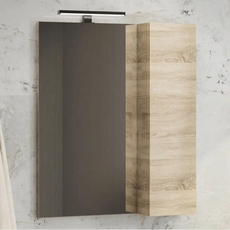 Шкаф зеркальный Comforty Тромсе 60 Дуб 00004142221CF Шкаф зеркальный Comforty Тромсе 60 Дуб 00004142221CF