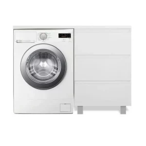 Тумба напольная Эстет Dallas Luxe под стиральную машину 105 с раковиной Белый ФР-00009669