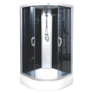 Душевая кабина Водный мир 90х90, Хром / Тонированное, Низкий поддон