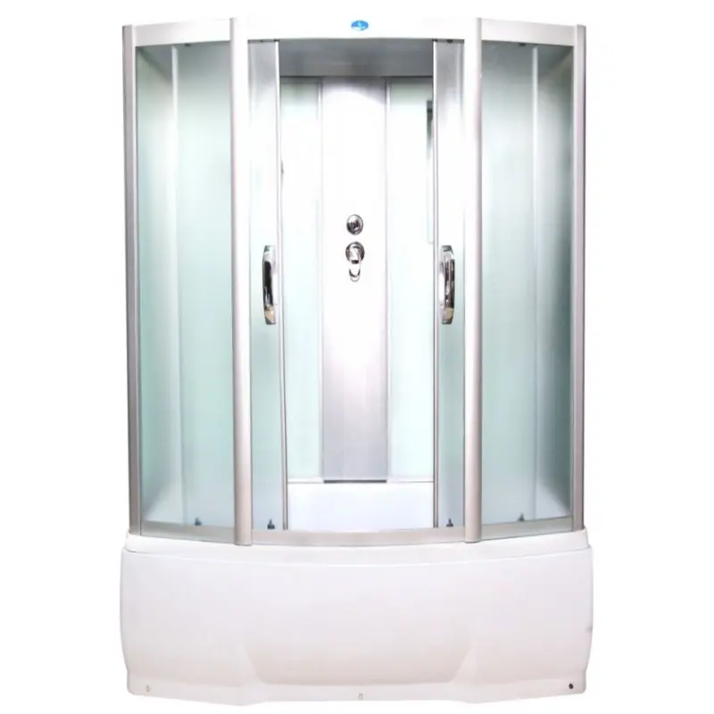 Душевая кабина Водный мир 170х75, Хром / Матовое, Высокий поддон Душевая кабина Водный мир 170х75, Хром / Матовое, Высокий поддон