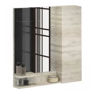 Шкаф зеркальный Comforty Верона 75 Дуб белый 00004137100CF