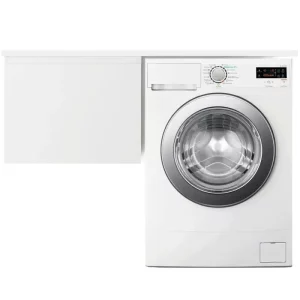 Тумба подвесная Эстет Dallas Luxe под стиральную машину 120 с раковиной Белый ФР-00001925