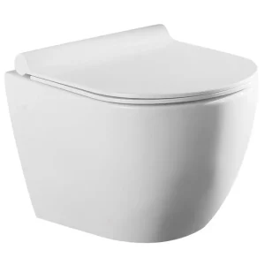 Унитаз подвесной Azario Geno + с сиденьем Белый AZ2196D