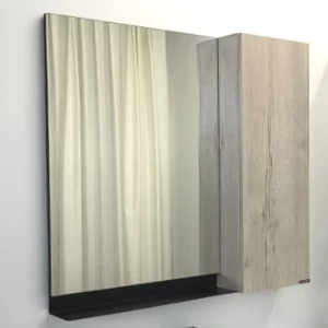 Шкаф зеркальный Comforty Бонн 88 Дуб дымчатый 00-00001951CF