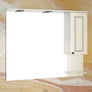 Шкаф зеркальный Comforty Севилья 100 Слоновая кость 00003132628CF