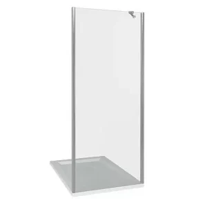 Душевая перегородка Bas Pandora 90х185 Хром / Прозрачное