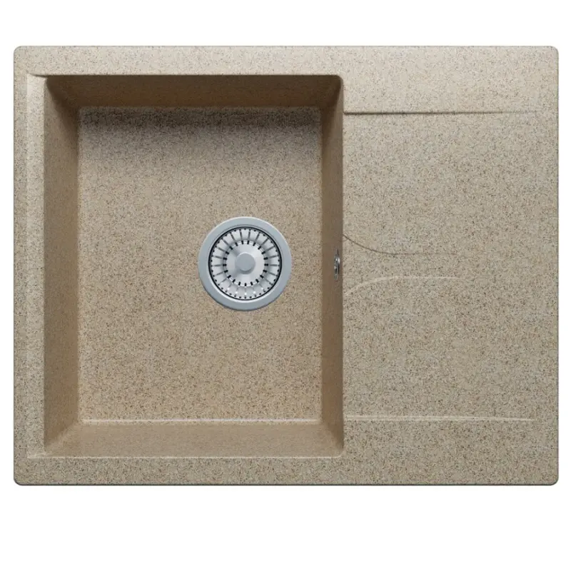 Мойка кухонная Polygran Gals 62 444546 Песочный Мойка кухонная Polygran Gals 62 444546 Песочный